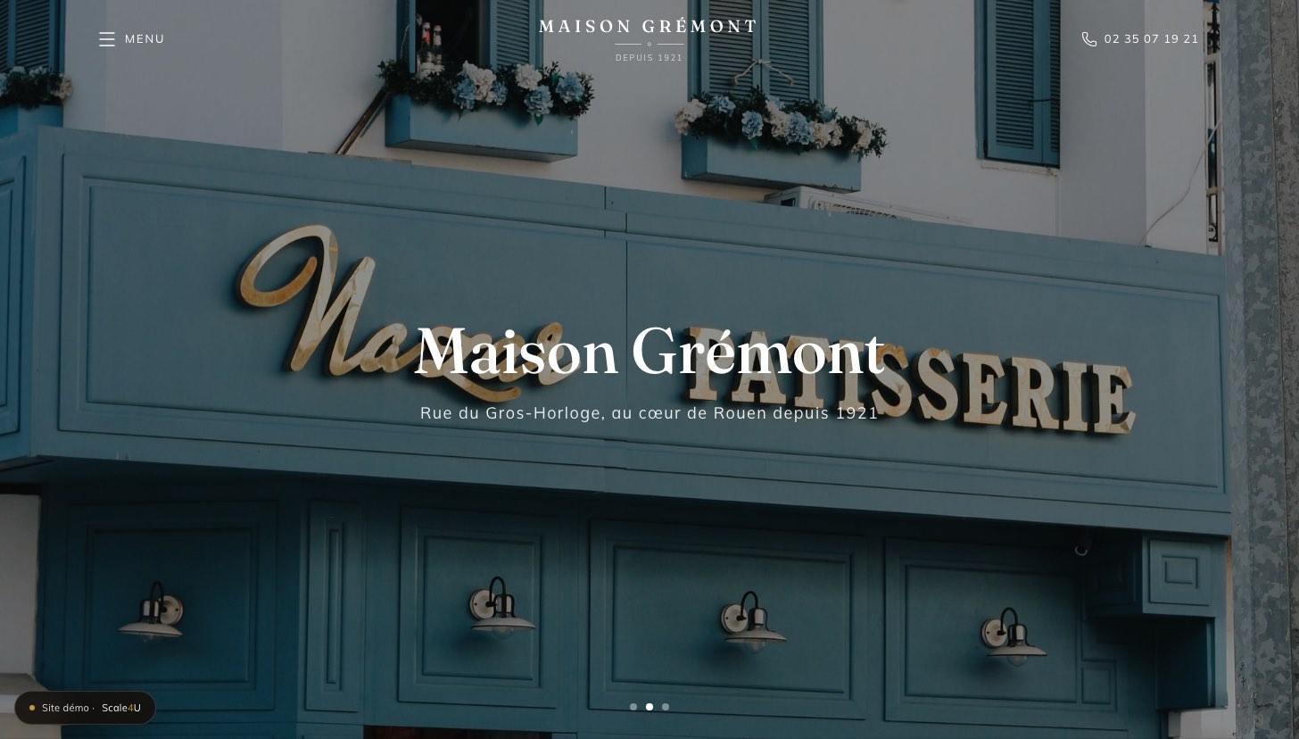 Aperçu du site Maison Grémont