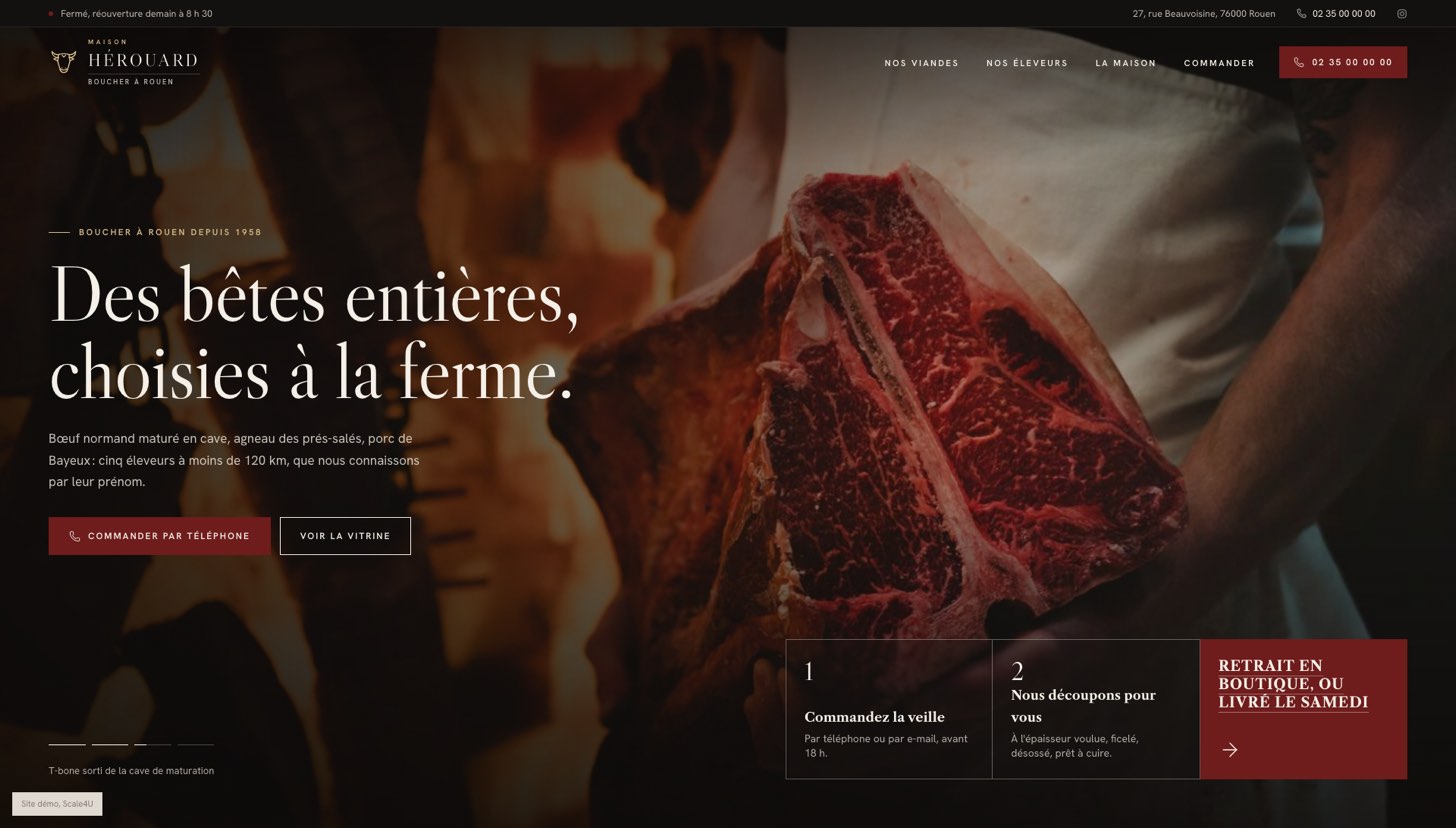 Aperçu du site Maison Hérouard
