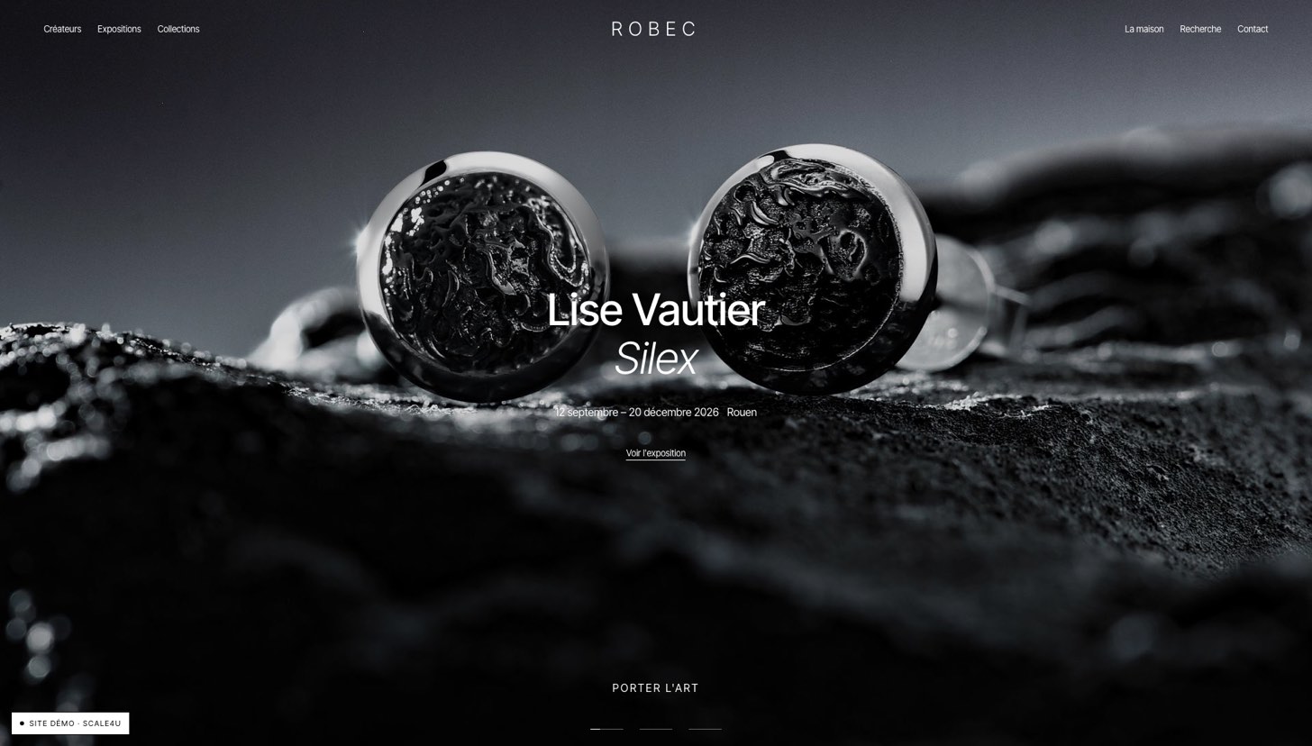 Aperçu du site Robec
